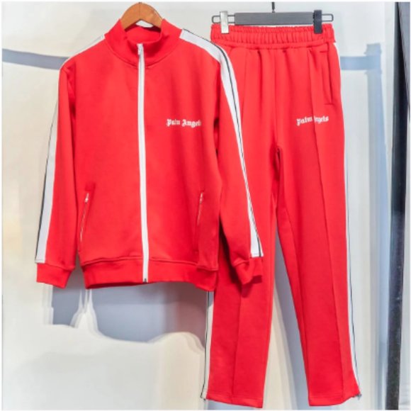 PALM ANGELS MEN'S FULL TRACKSUIT SET HOODIE & PANTS - All Sizes - All Colors - Picture 6 of 15
